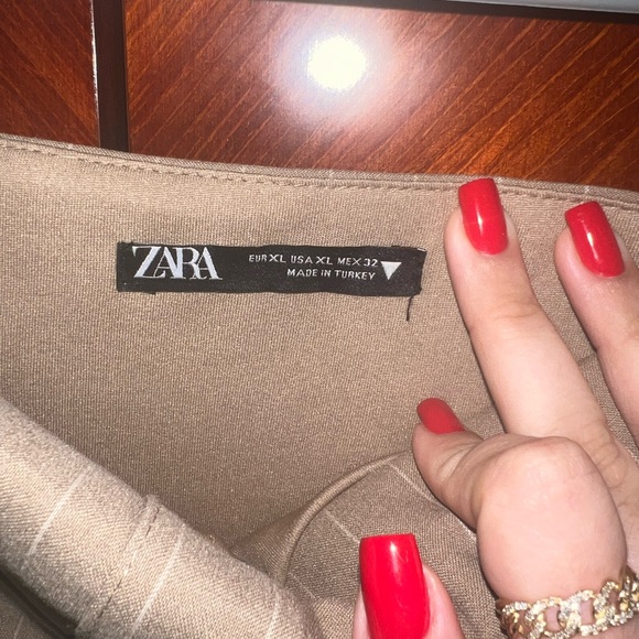 Zara pinstripe crop top NWOT - Picture 5 of 5